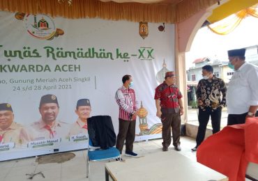 KA. KWARDARI ACEH TINJAU ARENA MTR KE XX 2021 DI LAPANGAN MERIAM SIPOLI